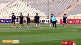 آخرین تمرین کره جنوبی پیش بازی مقابل ایران