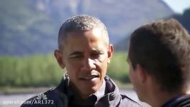 فرار خطر  سفر اوباما به دل طبیعت Bear Grylls.