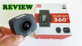 Elephone Elecam 360 Action Camera REVIEW  Sample video in the description