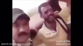 مردم آواره وفراری دست داعش غرب موصل به مجاهد حشد