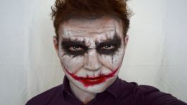  THE JOKER Heath Ledger dark knight version HALLOWEEN MAKEUP TUTORIAL 