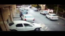 Crazy driver راننده دیوانه در خیابانهای تهران.    اص