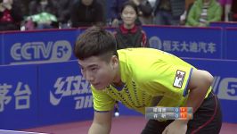 LIANG Jingkun vs XU Xin در مسابقات سوپر لیگ چین 2016 HD