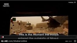 لحظه ورود نیروهای عراقی به موصل