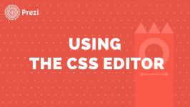 استفاده ویرایشگر CSS در پرزی