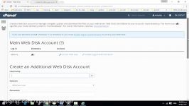 آموزش فارسی web disk در cpanel