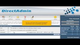 DirectAdmin  How to create a catch all email account