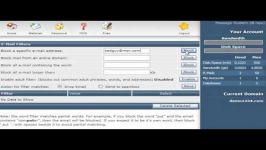 DirectAdmin  How to create a spam filter