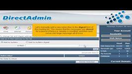 DirectAdmin  How to create a mailing list