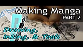  ❤ How to Make Manga PART 2 ❤ Drawing Inking Toning