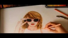  Drawing Taylor Swift speed drawing by Dominique van Winssen 