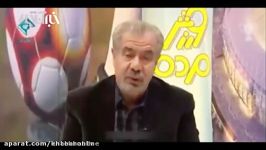 فیلمبغض مجری تلویزیون هنگام اعلام خبر فوت پورحیدری