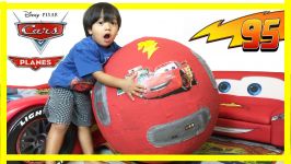 100+ cars toys GIANT EGG SURPRISE OPENING Disney Pixar Lightning McQueen kids vi