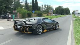 The 2.5 Million Lamborghini Centenario Driving on the Road