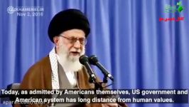 سخنان جالب امام خامنه ای درباره دانلد ترامپ