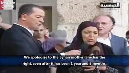 طلب بخشش مادر یک جنگجوی تونسی کشته شده در سوریه مردم سوریه