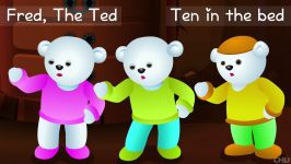 Ten In The Bed Nursery Rhyme With Lyrics  Cartoon Animation Rhymes
