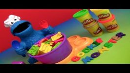 Play Doh Chef Cookie Monster Letter Lunch Learn the ABC Alphabet With Cookie Mon