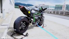 تیزر معرفی موتورسیکلت کاوازاکی مدل ninja h2r