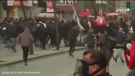 سرکوب تظاهرات کٌردها در ترکیه