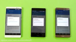 Huawei Mate 9 vs P9 plus vs Mate 8 Apps Speed Test
