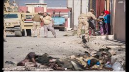 اجساد داعشی های متعفن در خیابان های موصل عراق سوریه