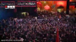 طنین فریاد «اباالفضل علمدار ،خامنه ای نگه دار» در کربلا