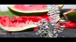  Pouring Molten Aluminum In a Watermelon. Awesome Surprise 