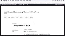 دانلود آموزش مبانی وردپرس  نصب سفارشی سازی تم ها در