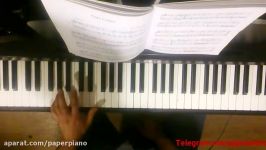 آموزش پیانو پیانو کاغذی ساری گلین