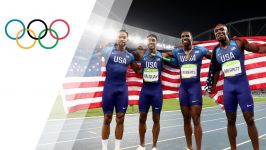 USA relay team wins 4X400 gold