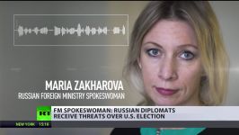 خارجه روسیه در انتخابات ایالات متحده ضد مسکو شعارهای