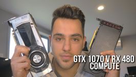  GTX 1070 v RX480  Compute  Premiere Pro DaVinci Resolve Photoshop Benchmarks    اصلاح