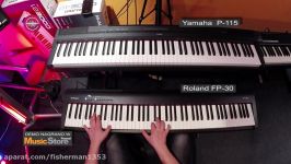 Roland FP 30 vs Yamaha P 115