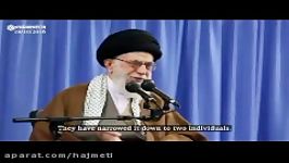 نظر رهبر انقلاب راجع به کاندیداهای ریاست جمهوری آمریکا