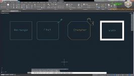 جلسه 45 آموزش AutoCAD 2017 ترسیم مستطیل