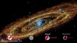کهکشان آندرومدا ؛ کهکشانی به راه شیری برخورد میکند 