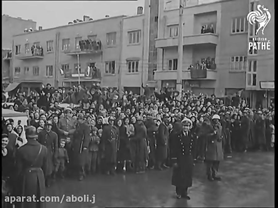 فیلم مراسم ازدواج محمدرضا پهلوی ثریا اسفندیاری