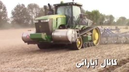 ویدیو شخم پاییزی آماده سازی زمین John Deere 9460RT