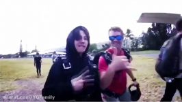 G Dragon goes skydiving in Hawaiiii