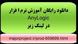 آموزش نرم افزار شبیه سازی AnyLogic