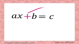 ریاضی هفتم انیمیشن آموزش حل یک معادلۀ یک مجهولی