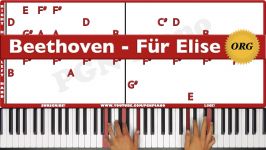 آموزش آهنگ Fur Elise بتهون پیانو