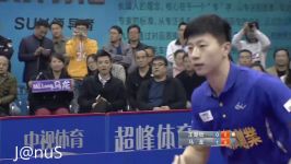 MA Long vs WANG Chuqin در مسابقات سوپر لیگ چین 2016 HD