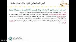 آیین نامه اجرایی قانون اوراق بهادر