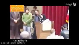 کلیپ انتقادهای دانشجوی دختر شجاع به حسن روحانی