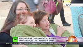 وقوع زلزله 6.6 ریشتری درمرکز ایتالیا خرابی های بسیار