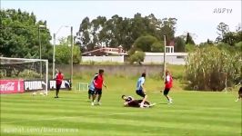 گل باورنکردنی سوارز در تمرین تیم ملی اروگوئه 