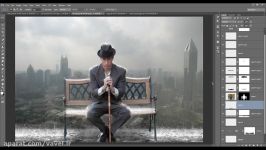 Rain Effect   Photoshop Manipulation Tutorial Part1