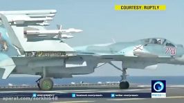 داعش مقابل ناو هواپیمابر جنگنده ناونشین روسیه سوریه